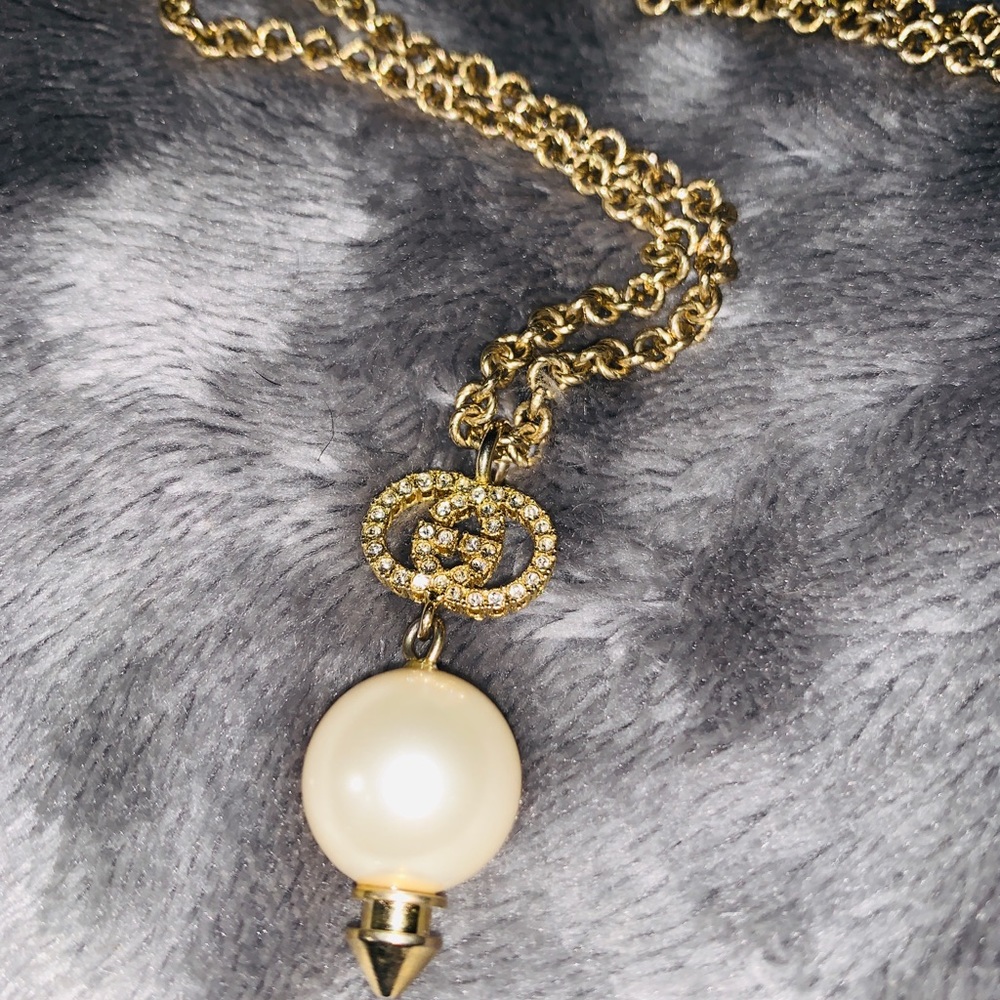 Gucci Gold Interlocking G Necklace